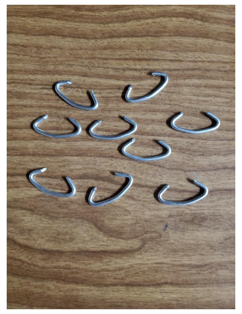 Loose Gabion Hog Rings and Hand Pliers