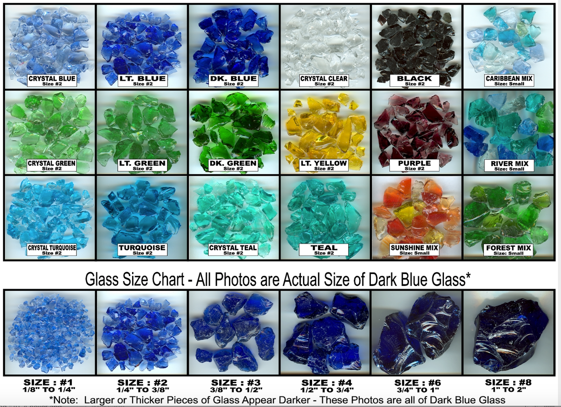 Frosted Recycled Glass Rocks | BlueStone Supply